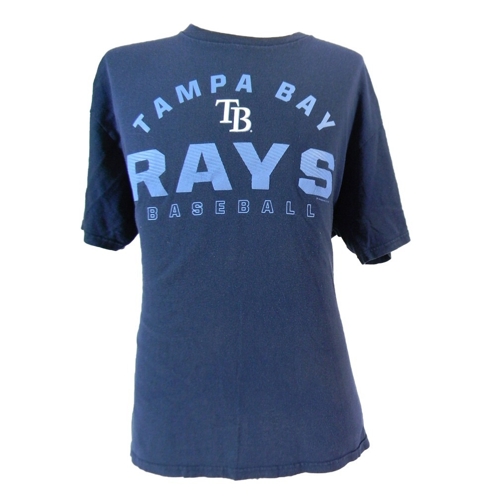 Tampa Bay Rays Shirt Men's XL extra large blue short-sleeve baseball MLB